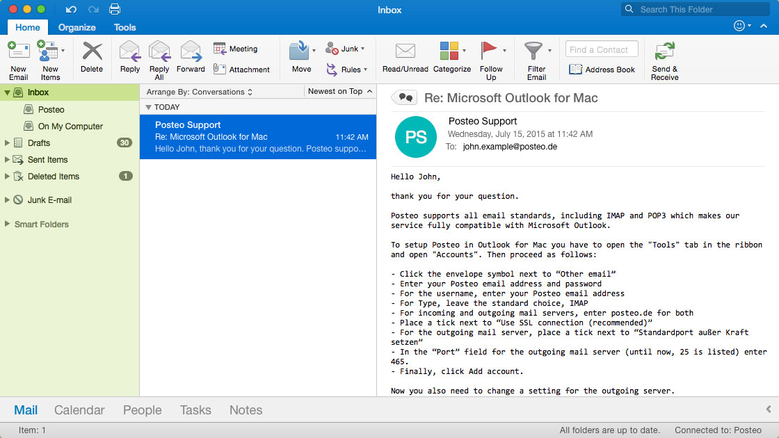 google mail and outlook 2016 for mac