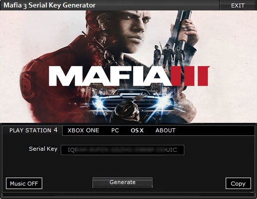 mafia 3 pc serial key